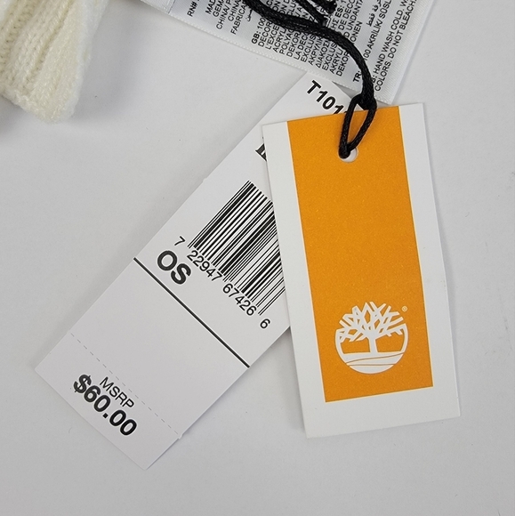 Timberland Plaid Scarf Color: Wheat Plaid NWT - Picture 10 of 15